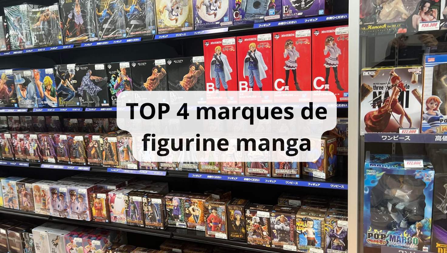 TOP 4 meilleures marques de figurines manga