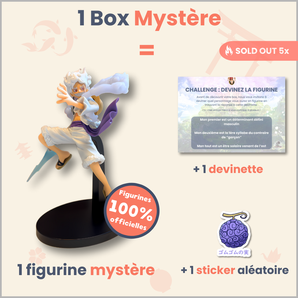 La Box Mystère de figurine manga 100% expérience ㊙️