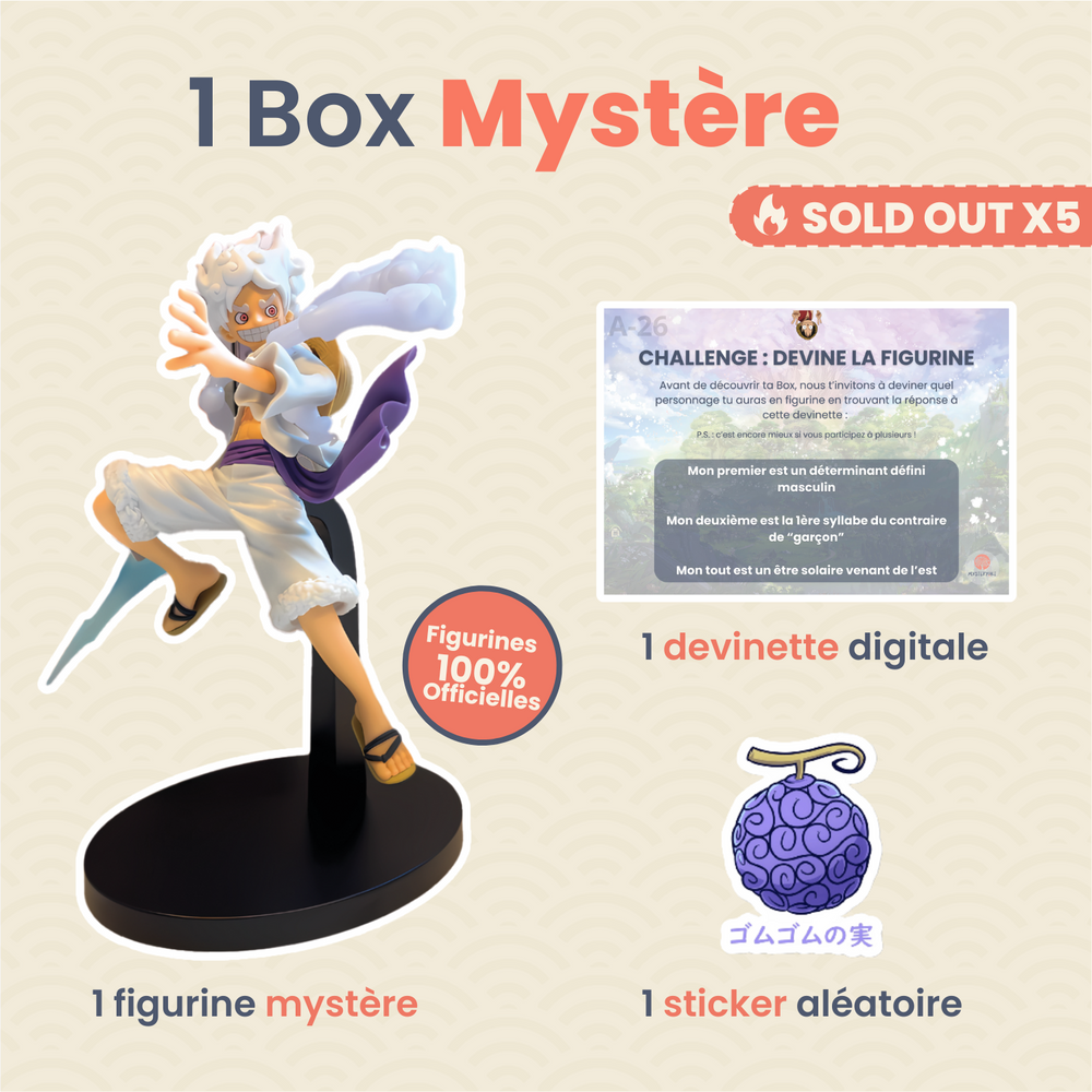 La Box Mystère de figurine manga 100% expérience ㊙️