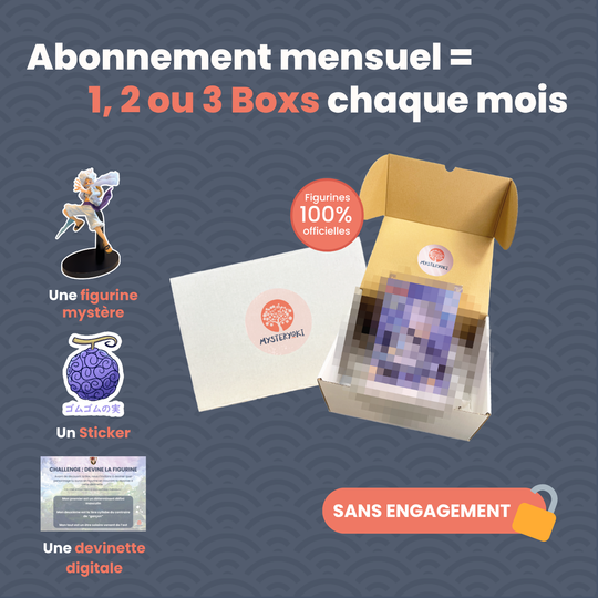 La Box Mystère Mensuelle (Figurine Manga) ㊙️
