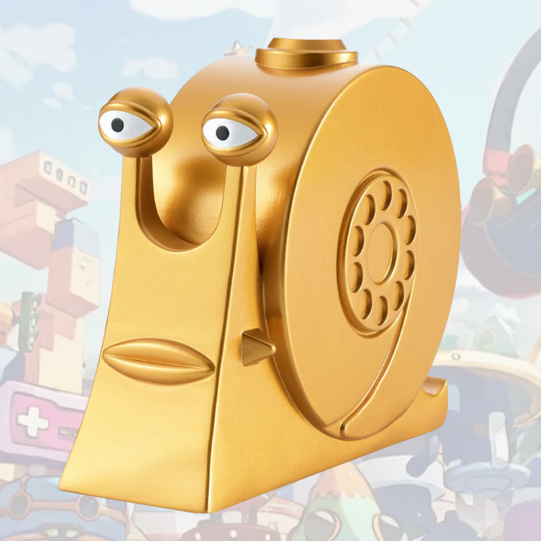 Escargophone doré (10cm)